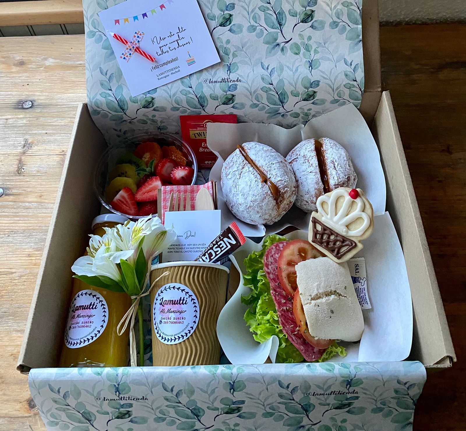 DESAYUNO MAITEN ,BERLINES DE LAMUTTITIENDA Rancagua, Machalí y alrededores - ¡Tu regalo especial está aquí ! DESAYUNO MAITEN ,BERLINES DE LAMUTTITIENDA - Imagen 5