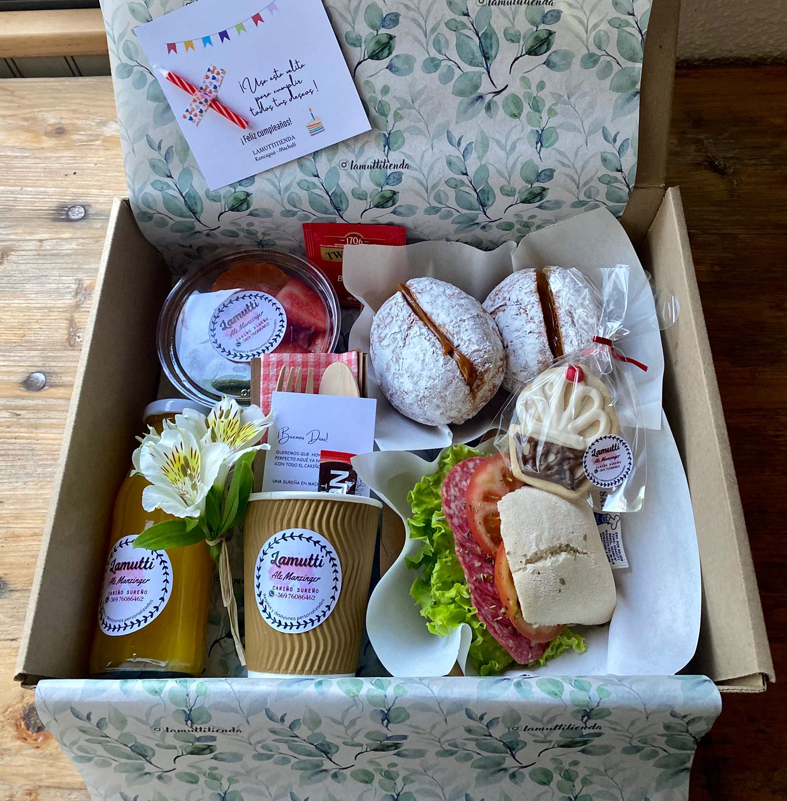 DESAYUNO MAITEN ,BERLINES DE LAMUTTITIENDA Rancagua, Machalí y alrededores - ¡Tu regalo especial está aquí ! DESAYUNO MAITEN ,BERLINES DE LAMUTTITIENDA - Imagen 6