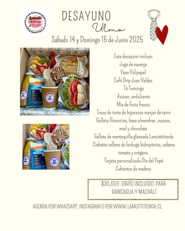 DESAYUNO ULMO, ESPECIAL DÍA DEL PADRE - Imagen 3