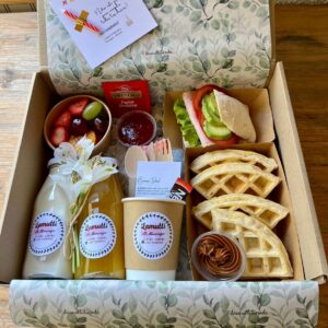 DESAYUNO MAÑIO, WAFFLES SIN AZÚCAR